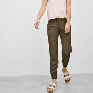 TNA Aritzia Rayon Jogger Pants
